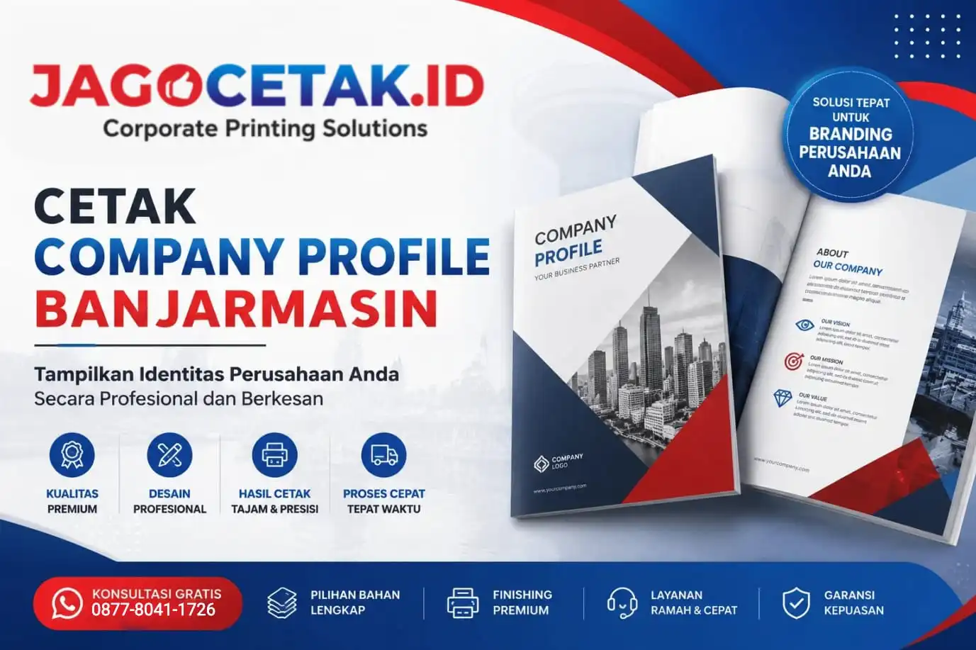 Cetak Company Profile Banjarmasin: Investasi Branding yang Meningkatkan Kepercayaan Bisnis
