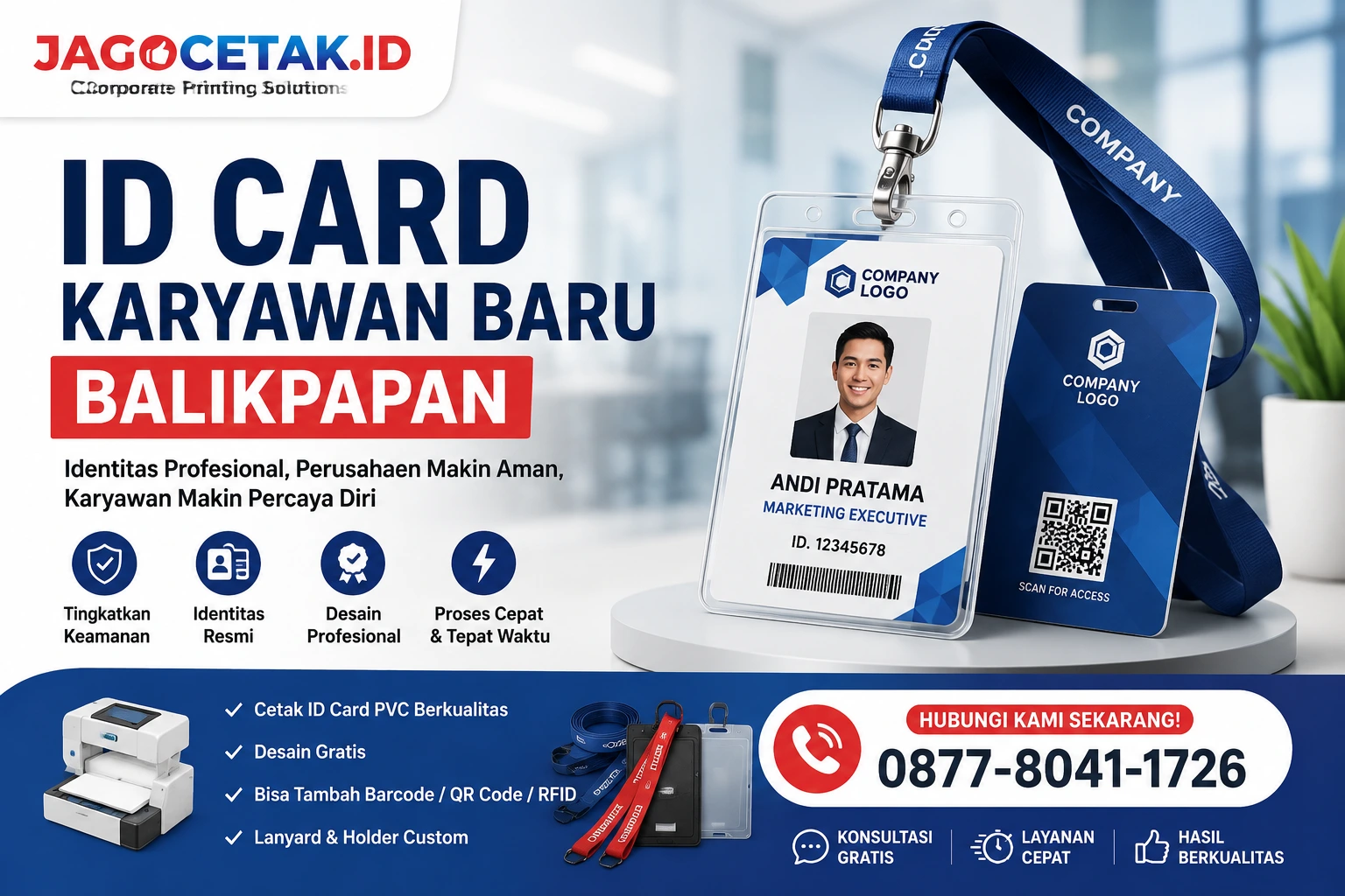 ID Card Karyawan Baru Balikpapan: Solusi Identitas Profesional untuk Perusahaan