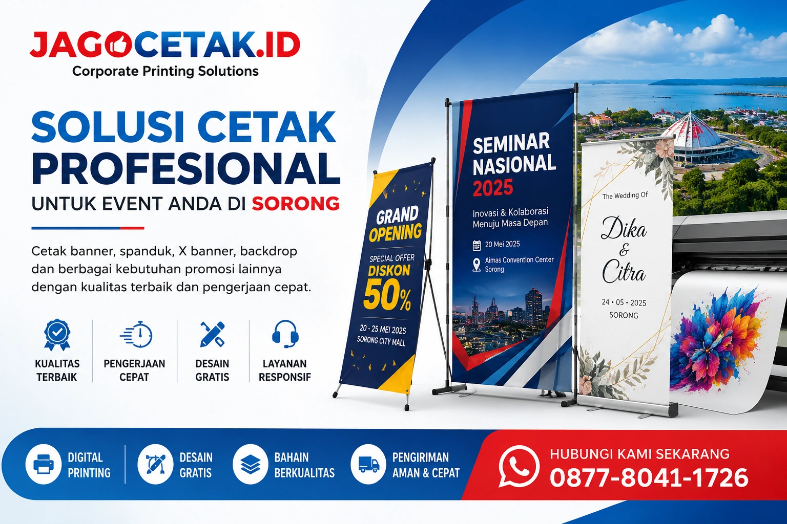 Cetak Banner Sorong untuk Event Organizer: Solusi Promosi Cepat dan Berkualitas