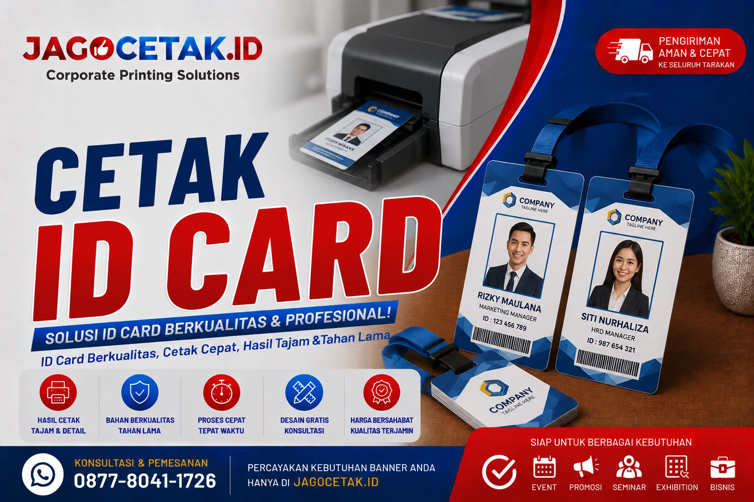 Cetak ID Card untuk Tim Audit Lapangan: Profesional dan Mudah Dikenali