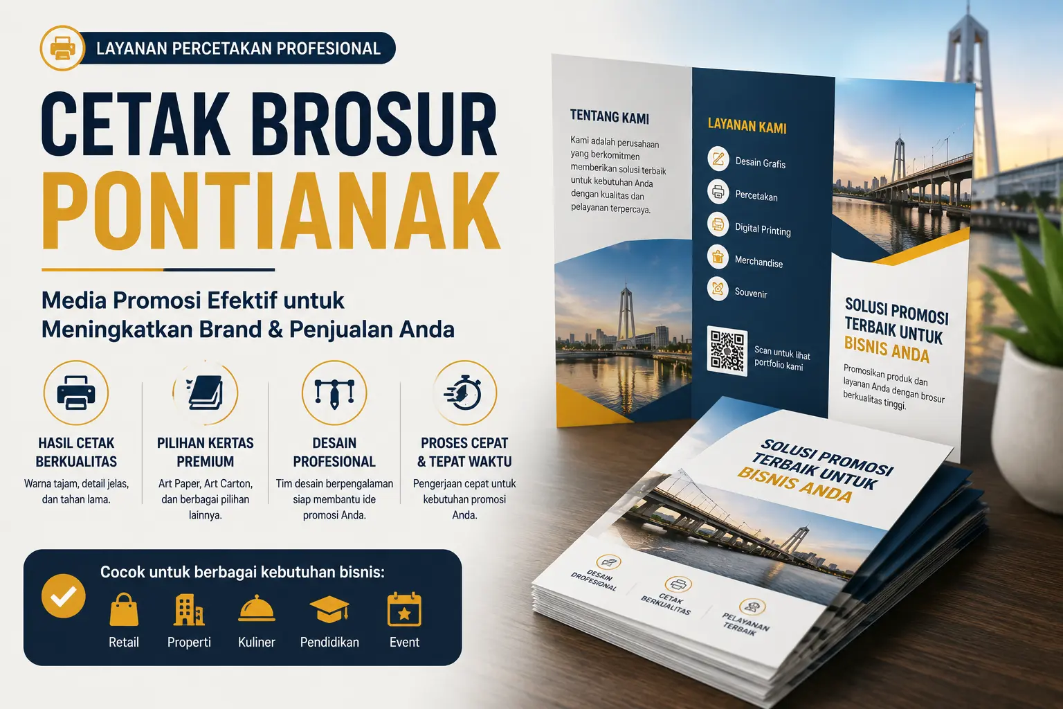 Cetak Brosur Pontianak: Solusi Promosi Efektif untuk Meningkatkan Daya Saing Bisnis
