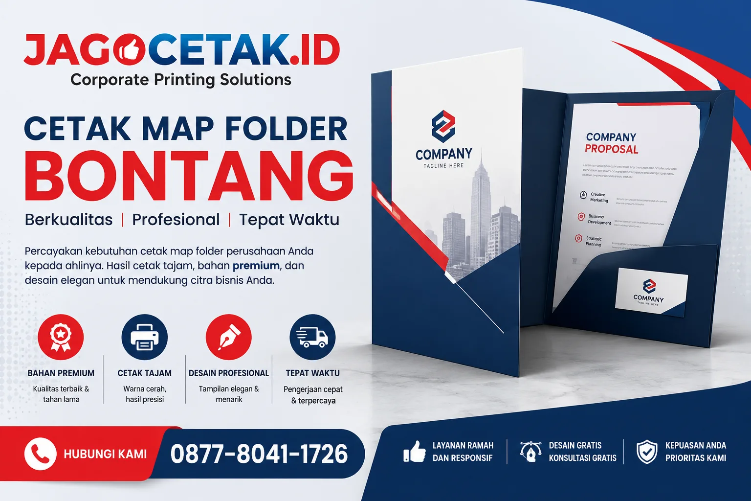 Cetak Map Folder Bontang untuk Meningkatkan Profesionalisme Perusahaan