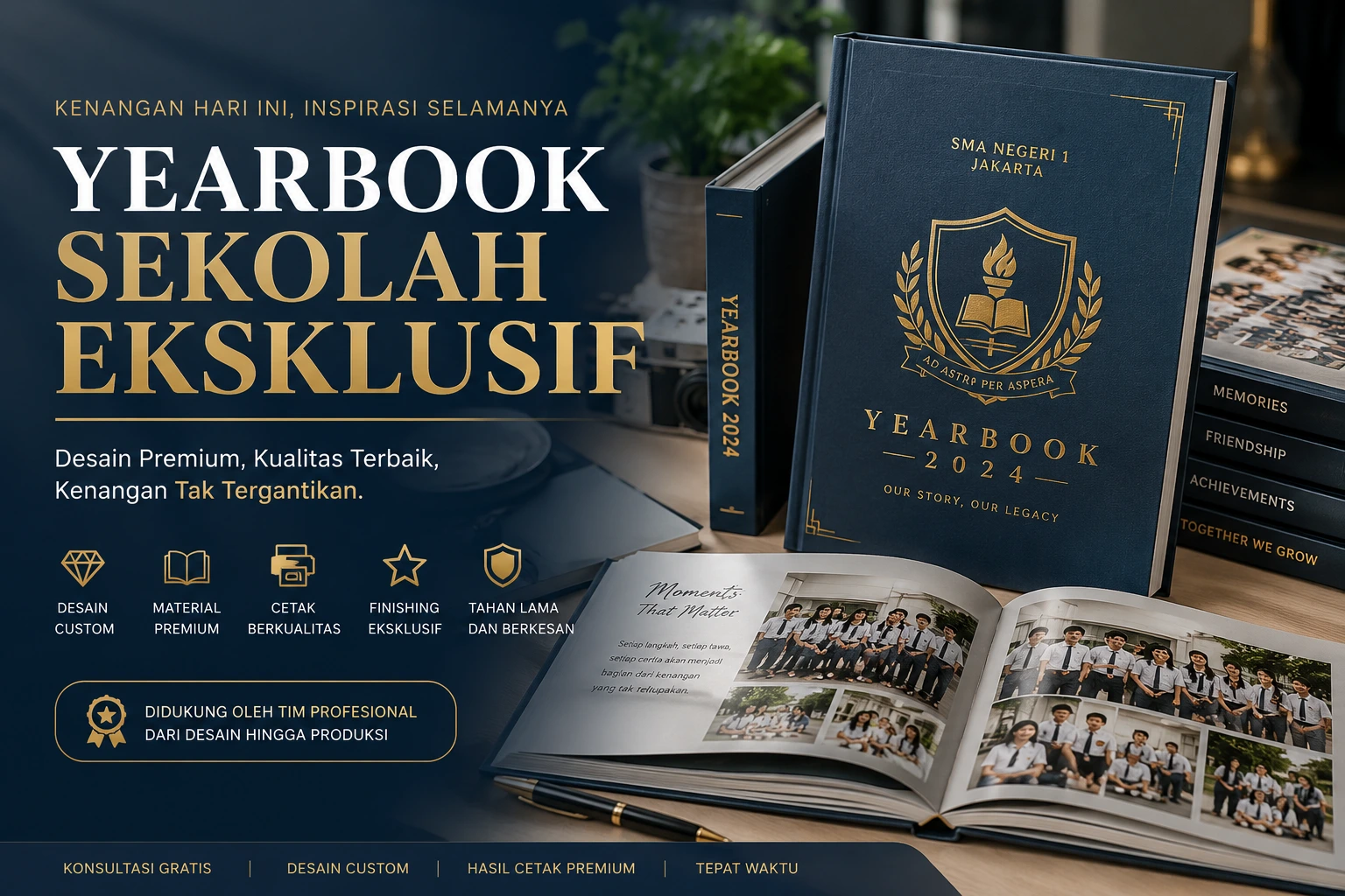 Yearbook Sekolah Eksklusif: Investasi Kenangan yang Berkelas untuk Setiap Angkatan