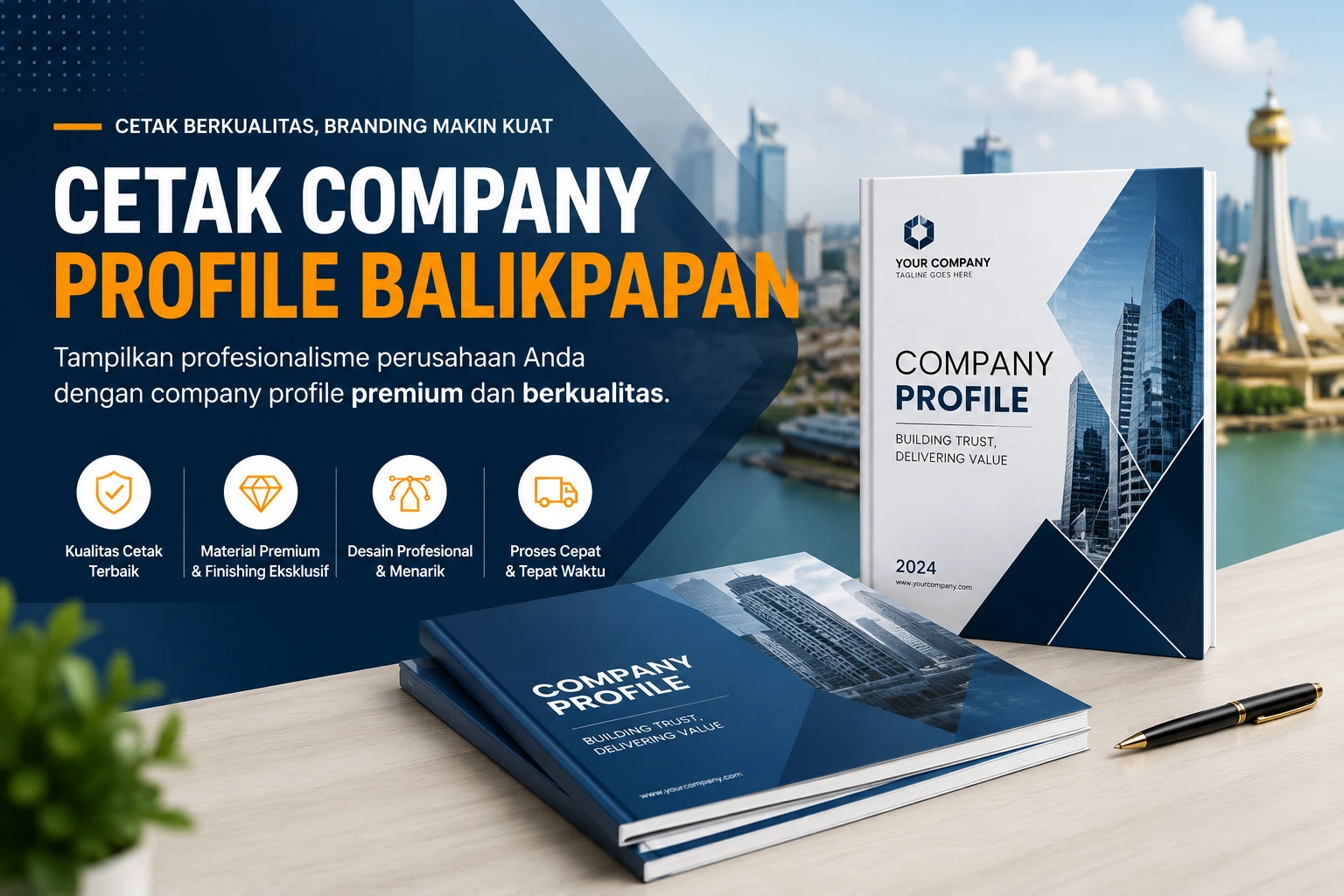 Cetak Company Profile Balikpapan untuk Branding Perusahaan yang Lebih Profesional