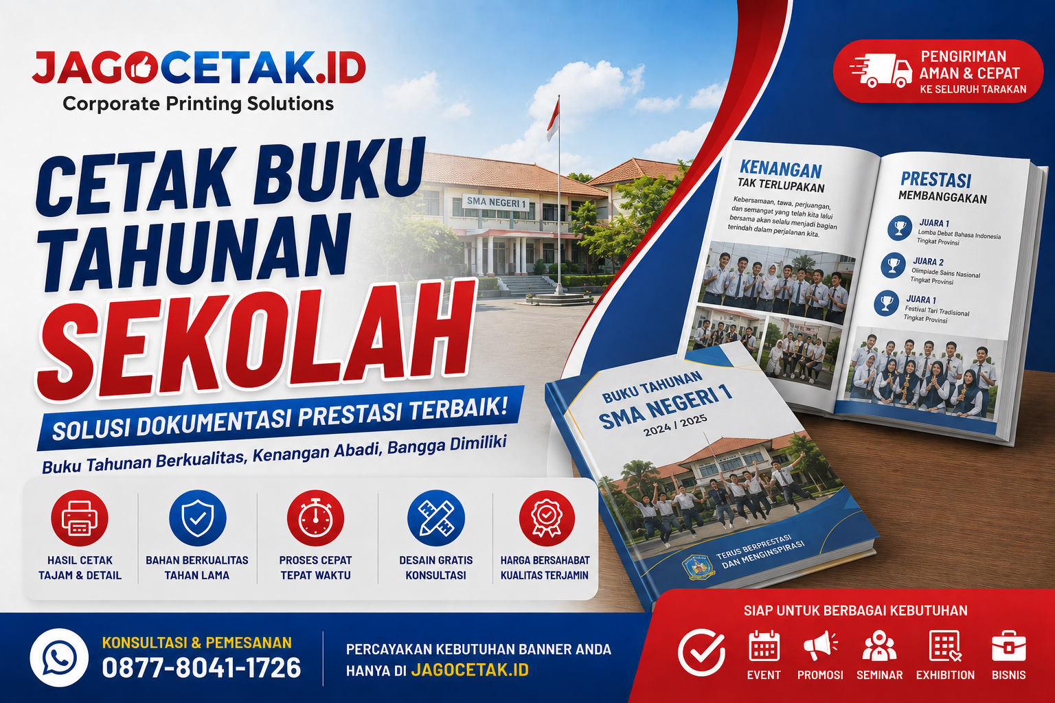 Cetak Buku Tahunan Sekolah: Wujudkan Kenangan Berharga dengan Hasil Berkualitas