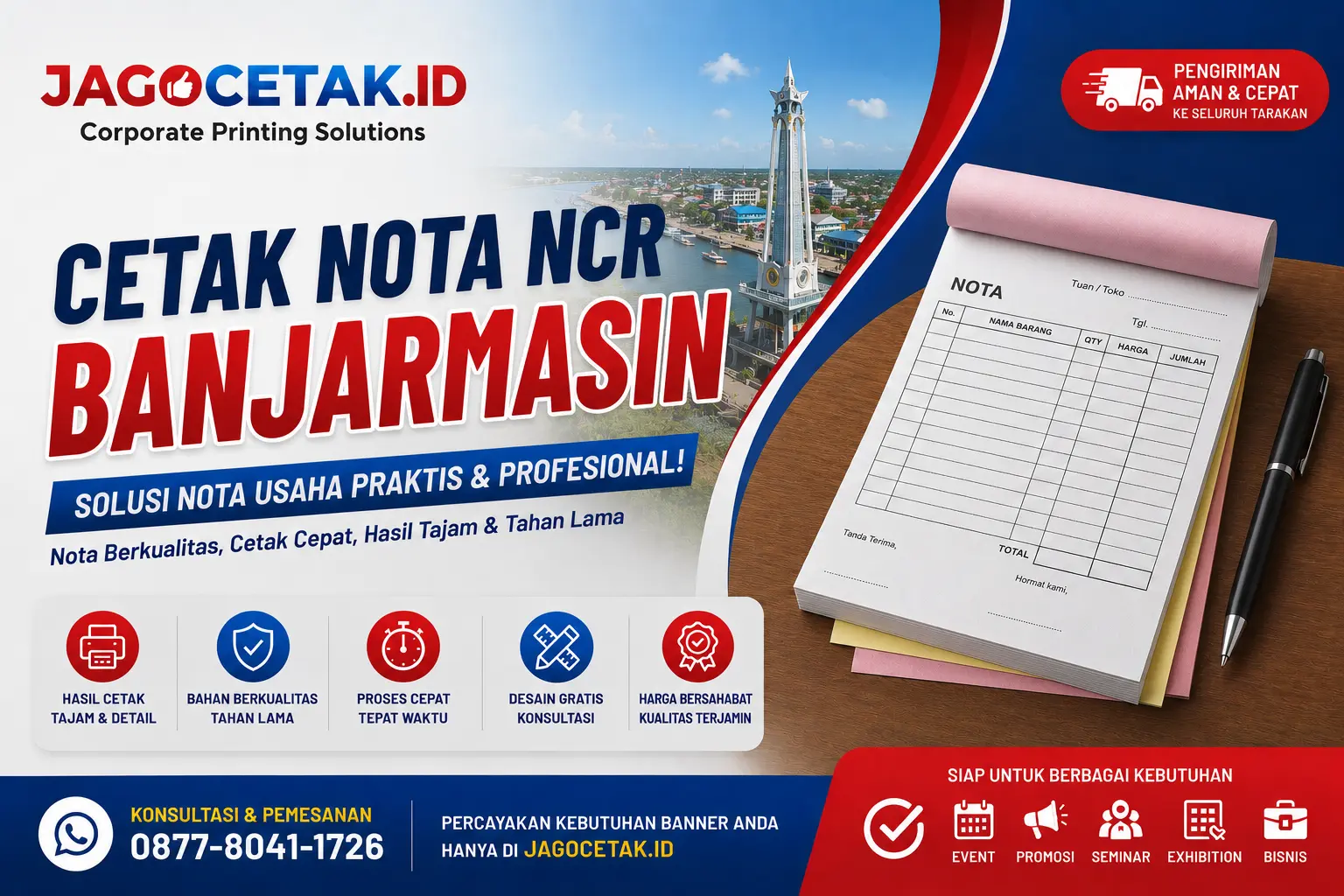 Cetak Nota NCR untuk UMKM: Solusi Praktis Administrasi Bisnis yang Profesional