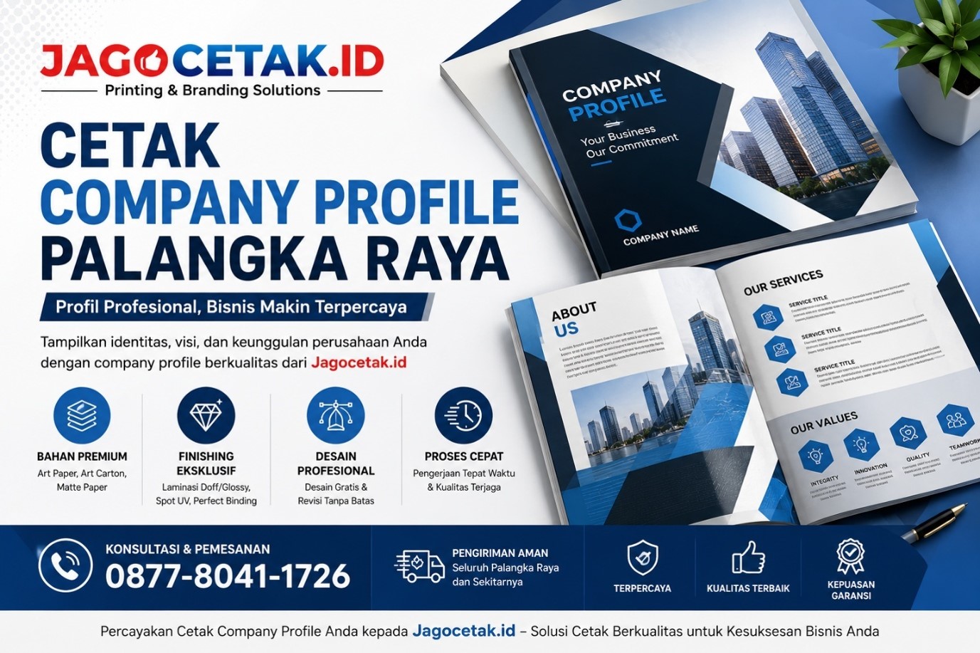 Cetak Company Profile Palangka Raya untuk Meningkatkan Kredibilitas dan Branding Perusahaan