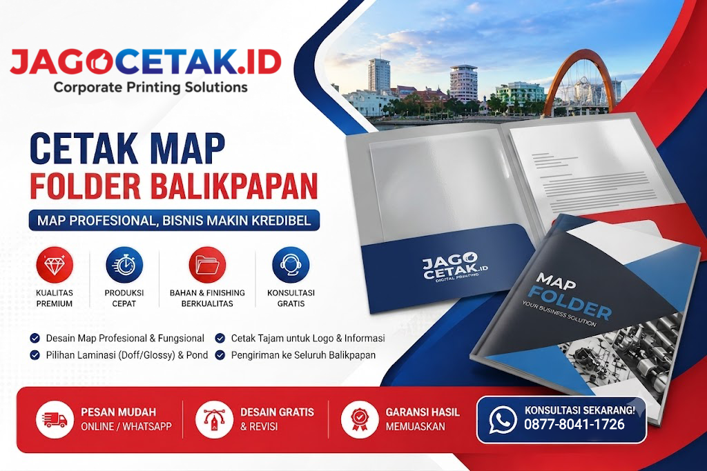 Mengapa Anda Harus Memilih Jasa Cetak Map Folder Balikpapan Terbaik dari Jagocetak.id?