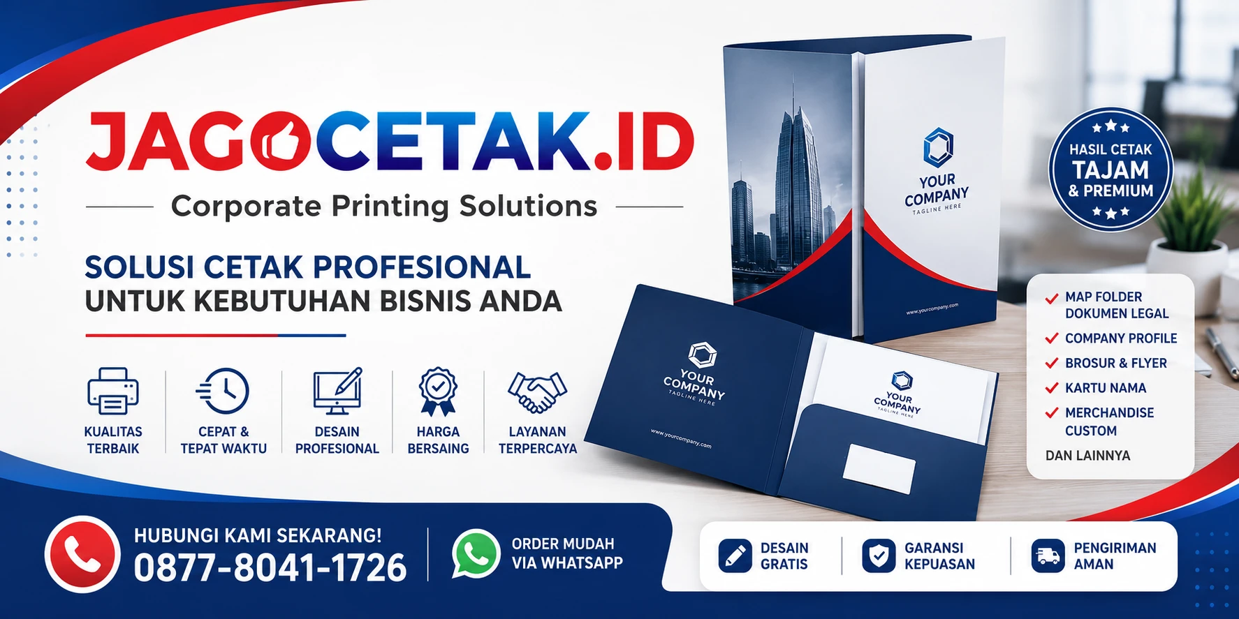 Cetak Map Folder Dokumen Legal Palangka Raya untuk Perusahaan yang Profesional