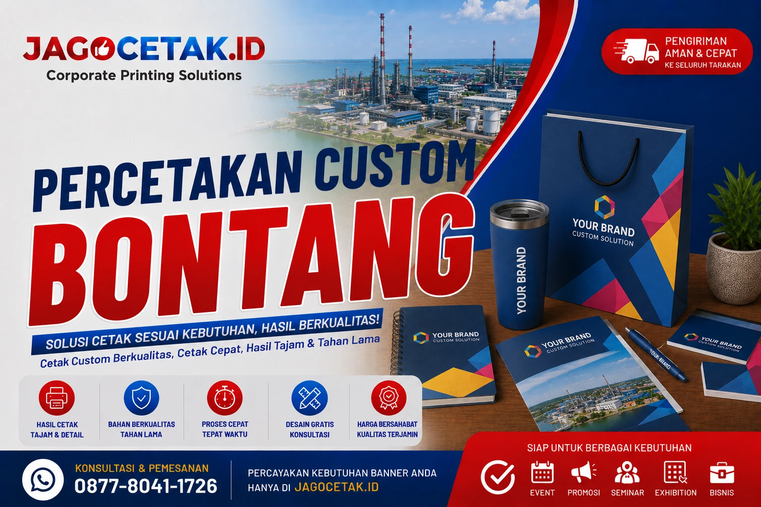 Percetakan Custom Bontang: Solusi Cetak Berkualitas untuk Bisnis, UMKM, dan Sekolah