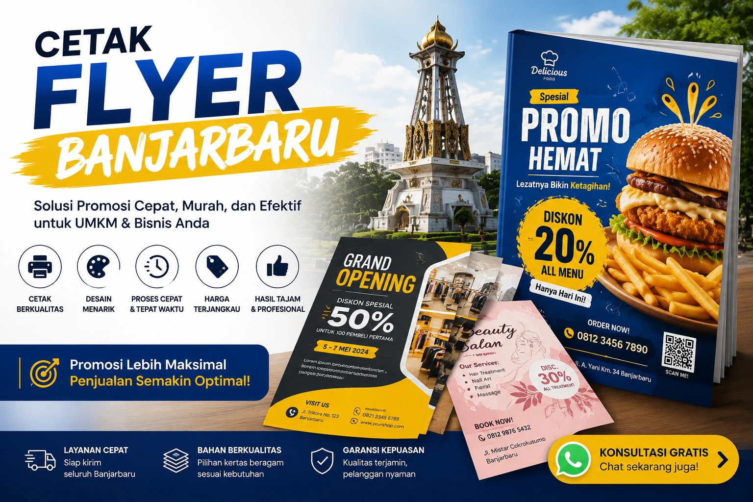 Cetak Flyer Banjarbaru: Solusi Promosi Efektif untuk UMKM