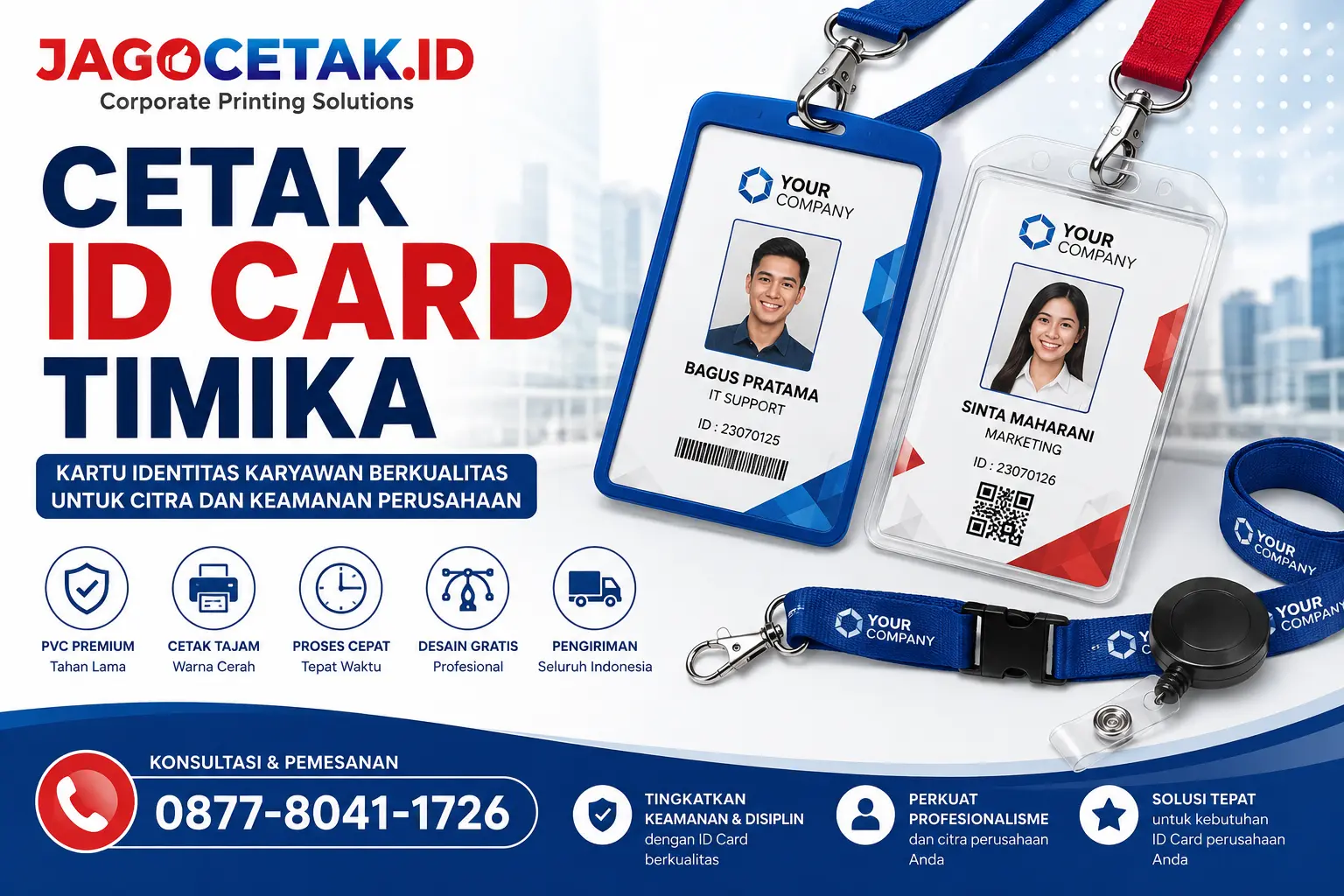 Cetak ID Card Timika: Solusi Profesional untuk Identitas Karyawan yang Berkualitas