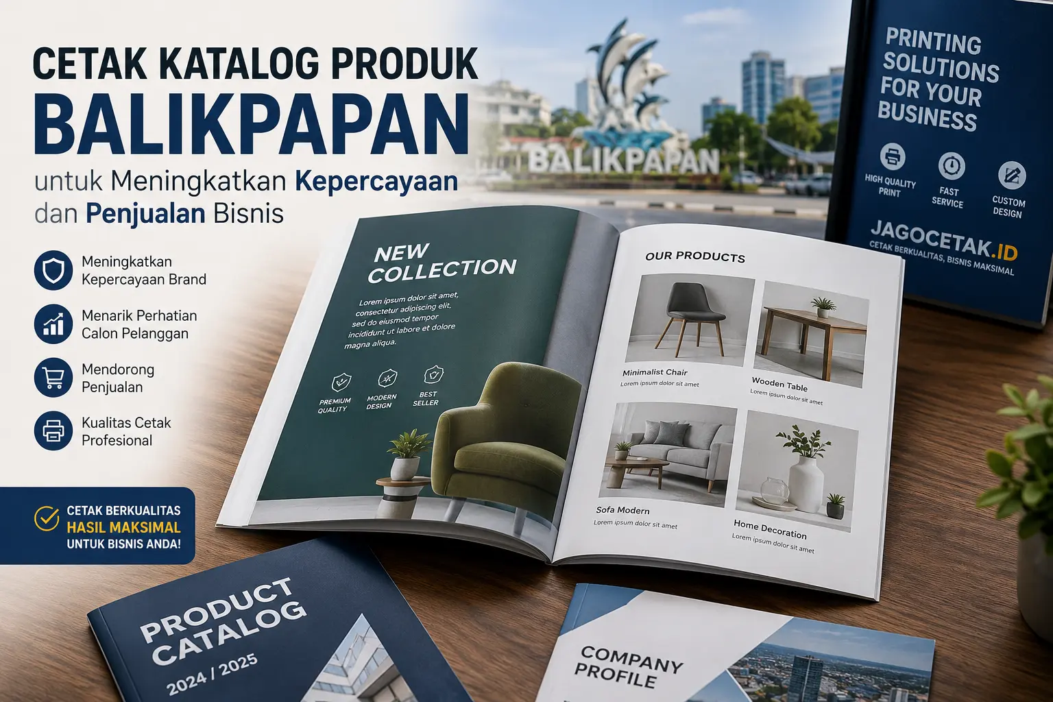 Cetak Katalog Produk Balikpapan untuk Meningkatkan Kepercayaan dan Penjualan Bisnis