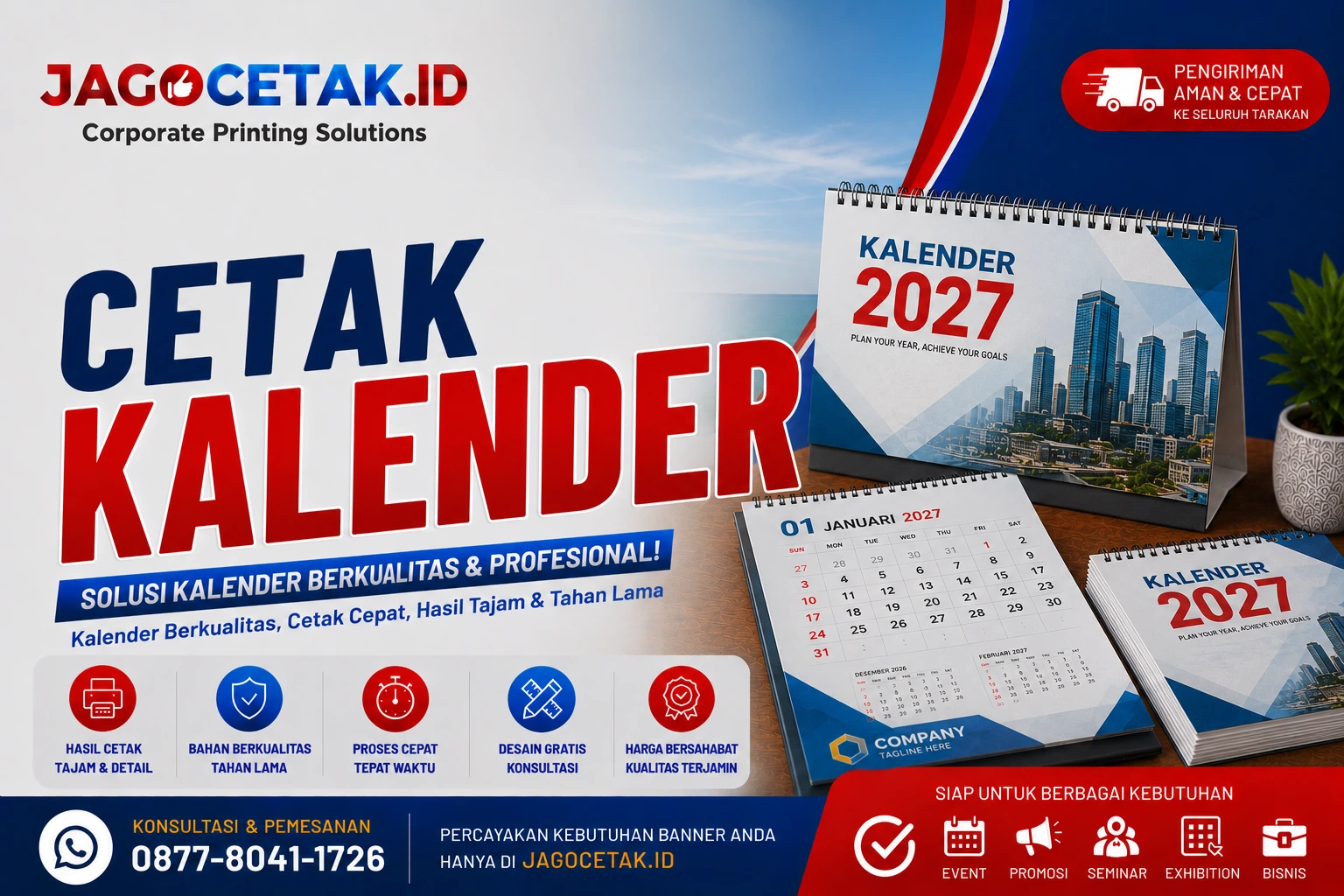 Cetak Kalender Sorong: Solusi Promosi Perusahaan yang Efektif Sepanjang Tahun