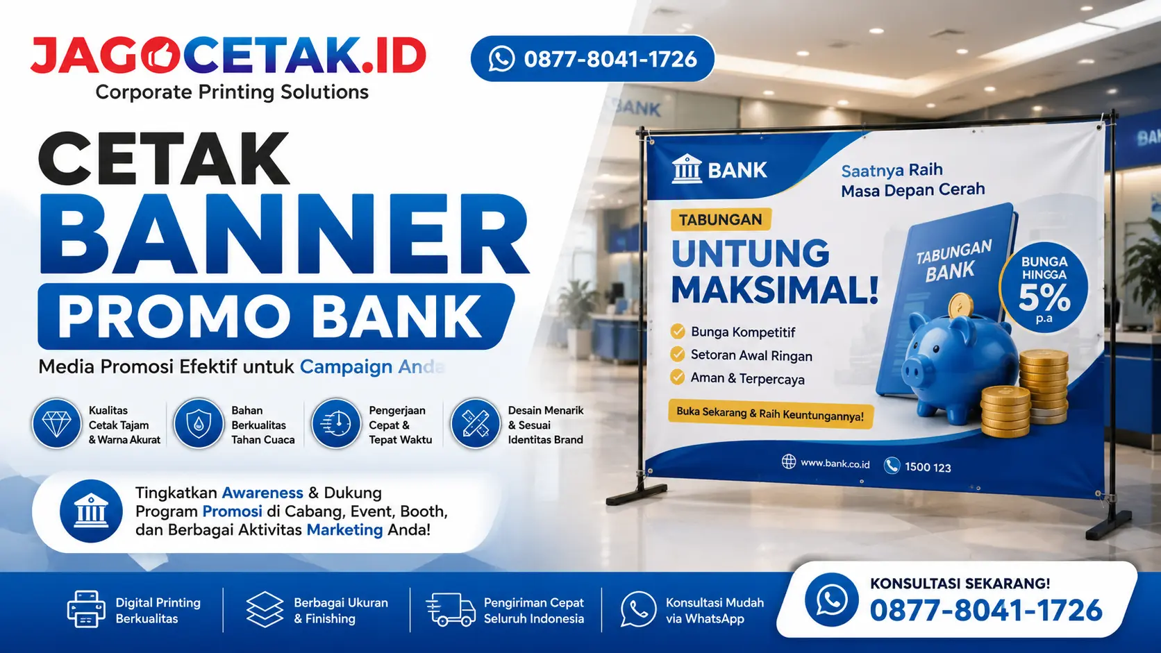 Cetak Banner Promo Bank: Strategi Promosi Offline yang Tetap Relevan