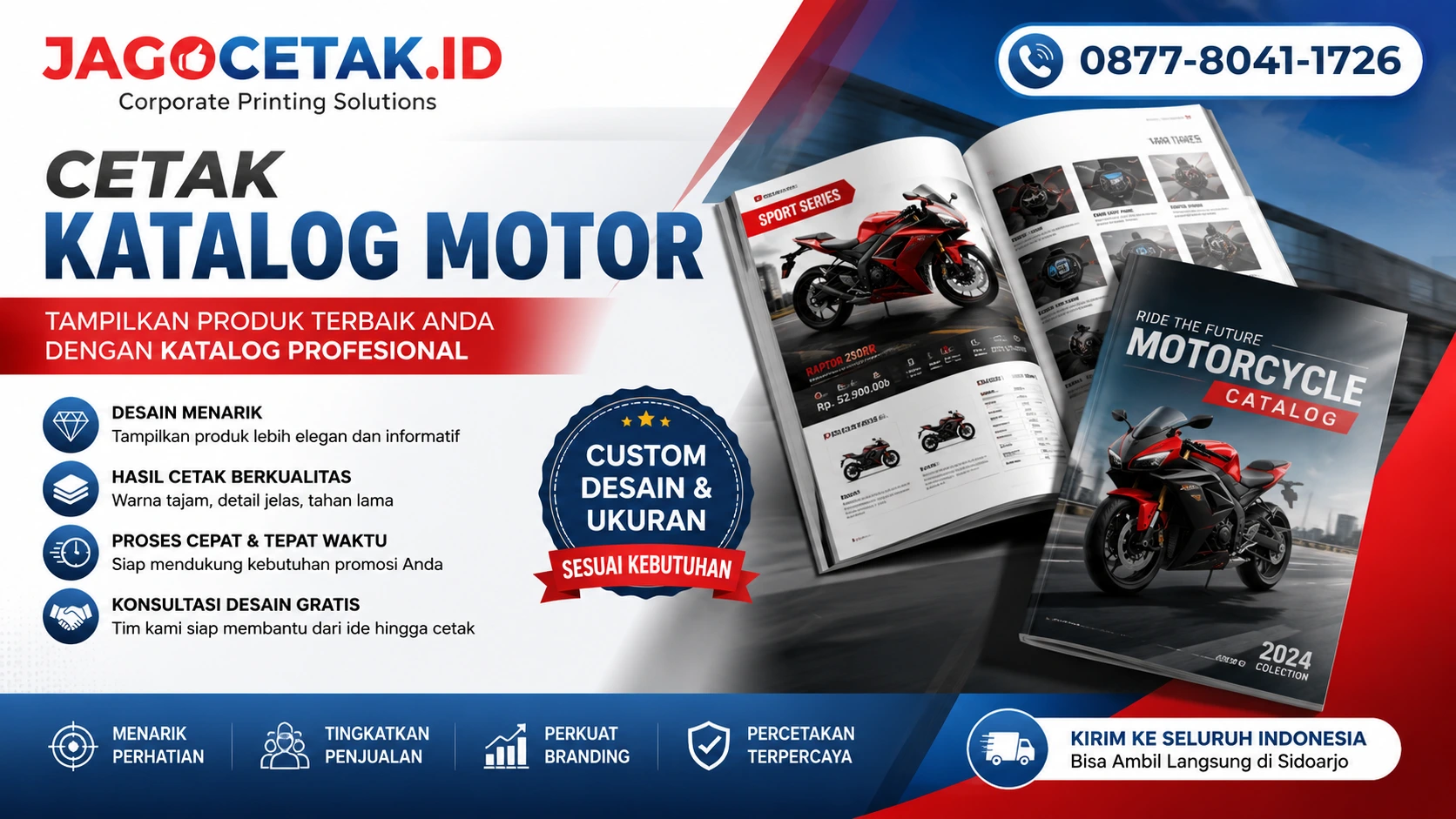 Cetak Katalog Motor untuk Memperkuat Strategi Marketing Dealer