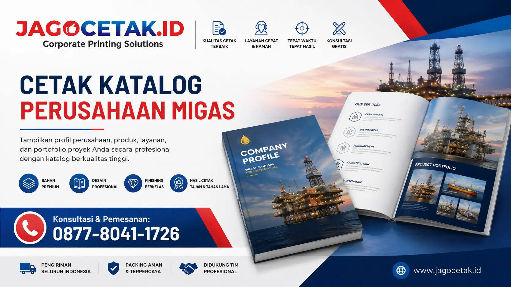 Cetak Katalog Perusahaan Migas untuk Mendukung Marketing Profesional