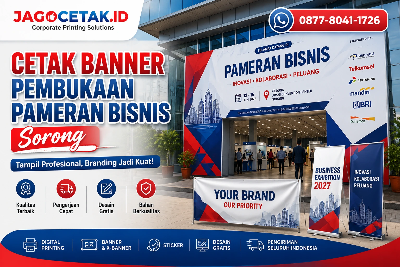 Cetak Banner Pembukaan Pameran Bisnis Sorong: Panduan untuk Event Organizer
