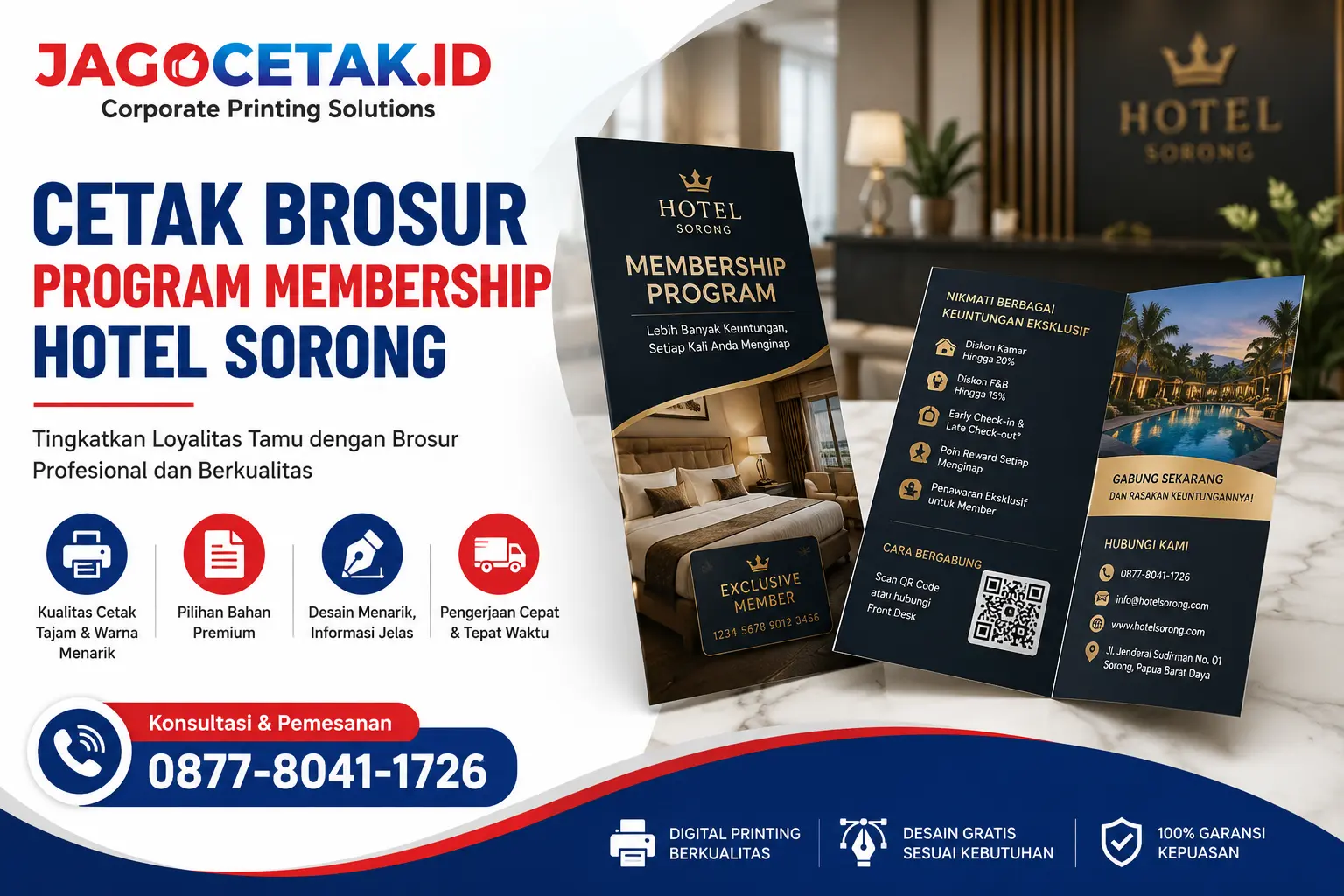 Cetak Brosur Program Membership Hotel Sorong untuk Promosi yang Lebih Efektif