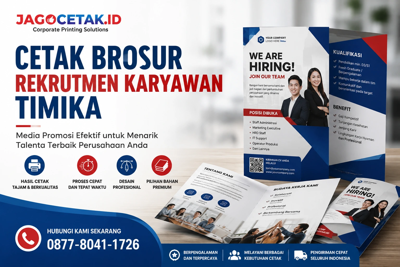 Cetak Brosur Rekrutmen Karyawan Timika: Solusi Efektif Menjangkau Talenta Berkualitas