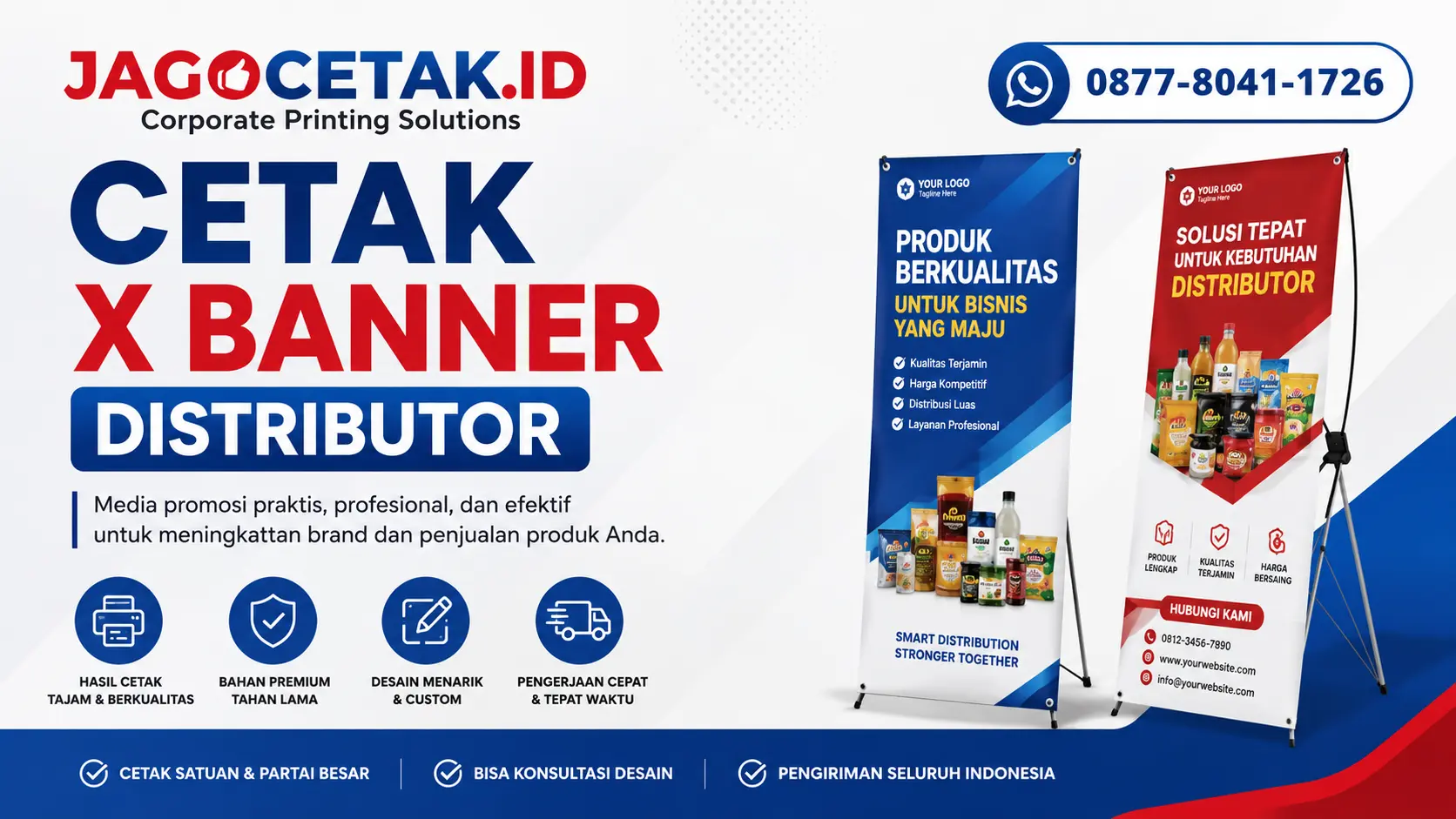 Cetak X Banner Distributor untuk Promosi Produk yang Lebih Profesional