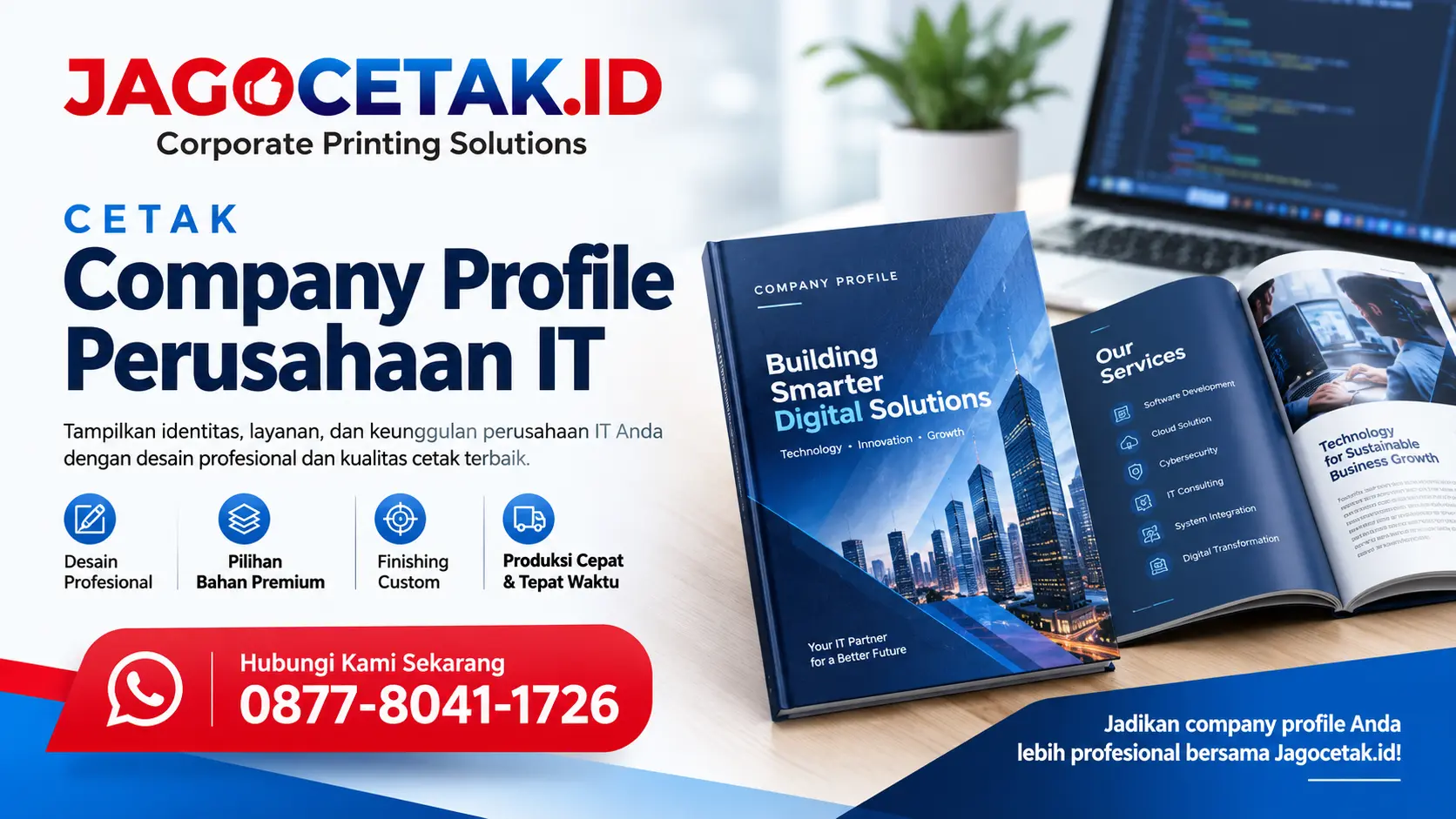 Cetak Company Profile Perusahaan IT untuk Branding dan Desain Profesional