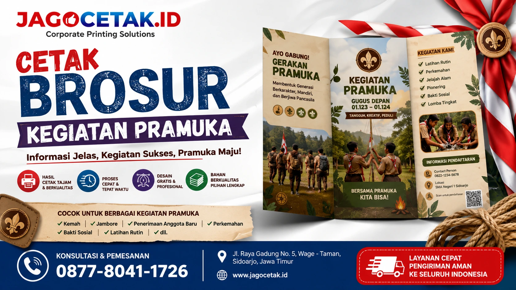 Cetak Brosur Kegiatan Pramuka untuk Informasi yang Lebih Profesional dan Menarik