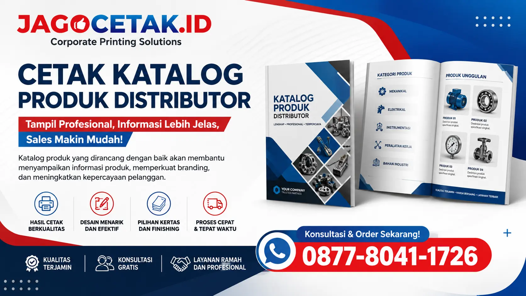 Cetak Katalog Produk Distributor untuk Mendukung Strategi Marketing