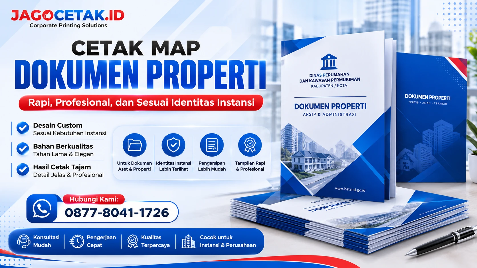 Cetak Map Dokumen Properti untuk Administrasi Instansi yang Lebih Rapi