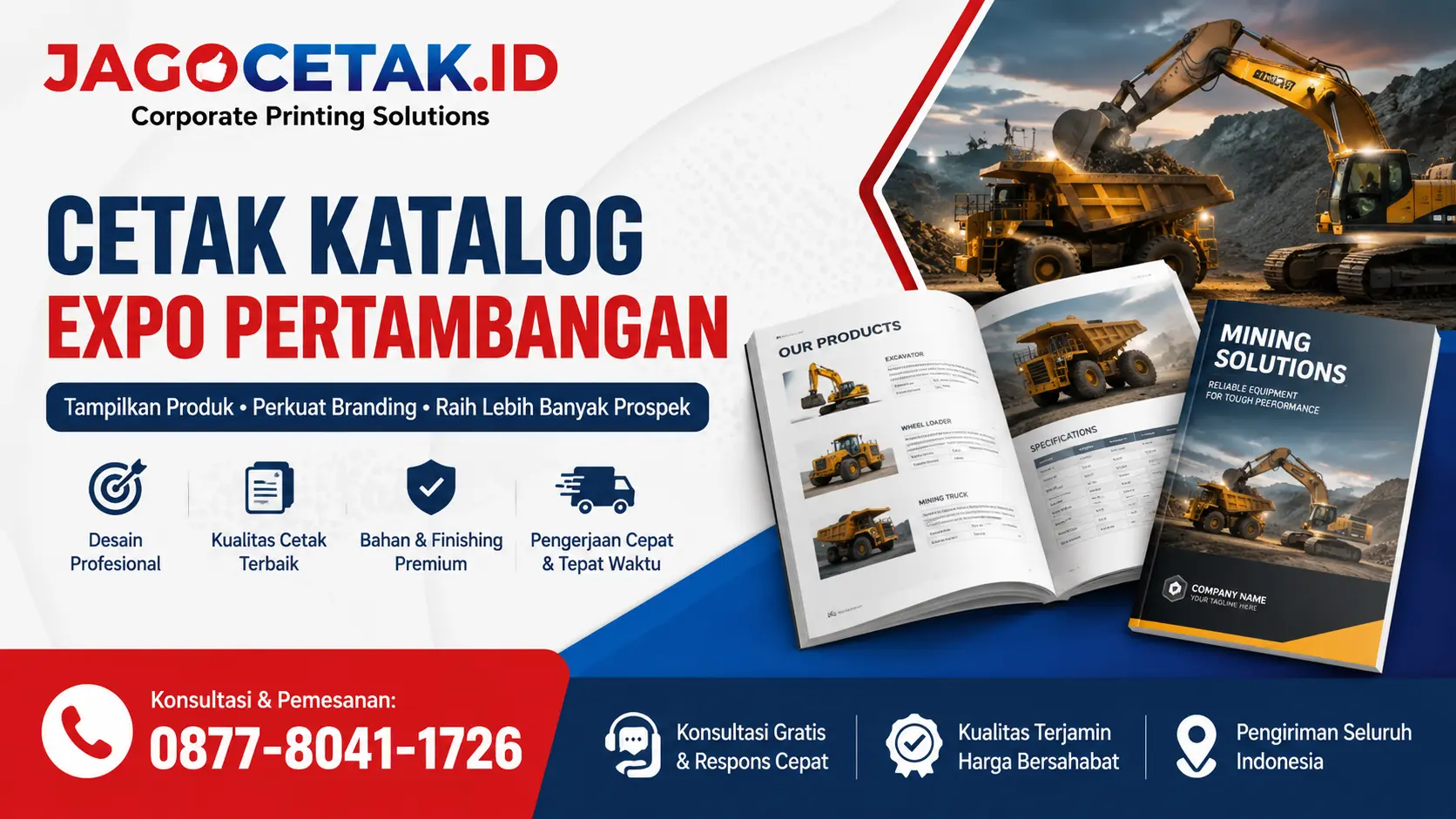 Cetak Katalog Expo Pertambangan: Media Promosi yang Membantu Marketing Manager Menarik Prospek
