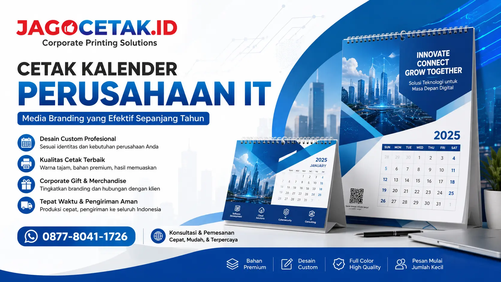 Cetak Kalender Perusahaan IT: Media Branding yang Tetap Relevan