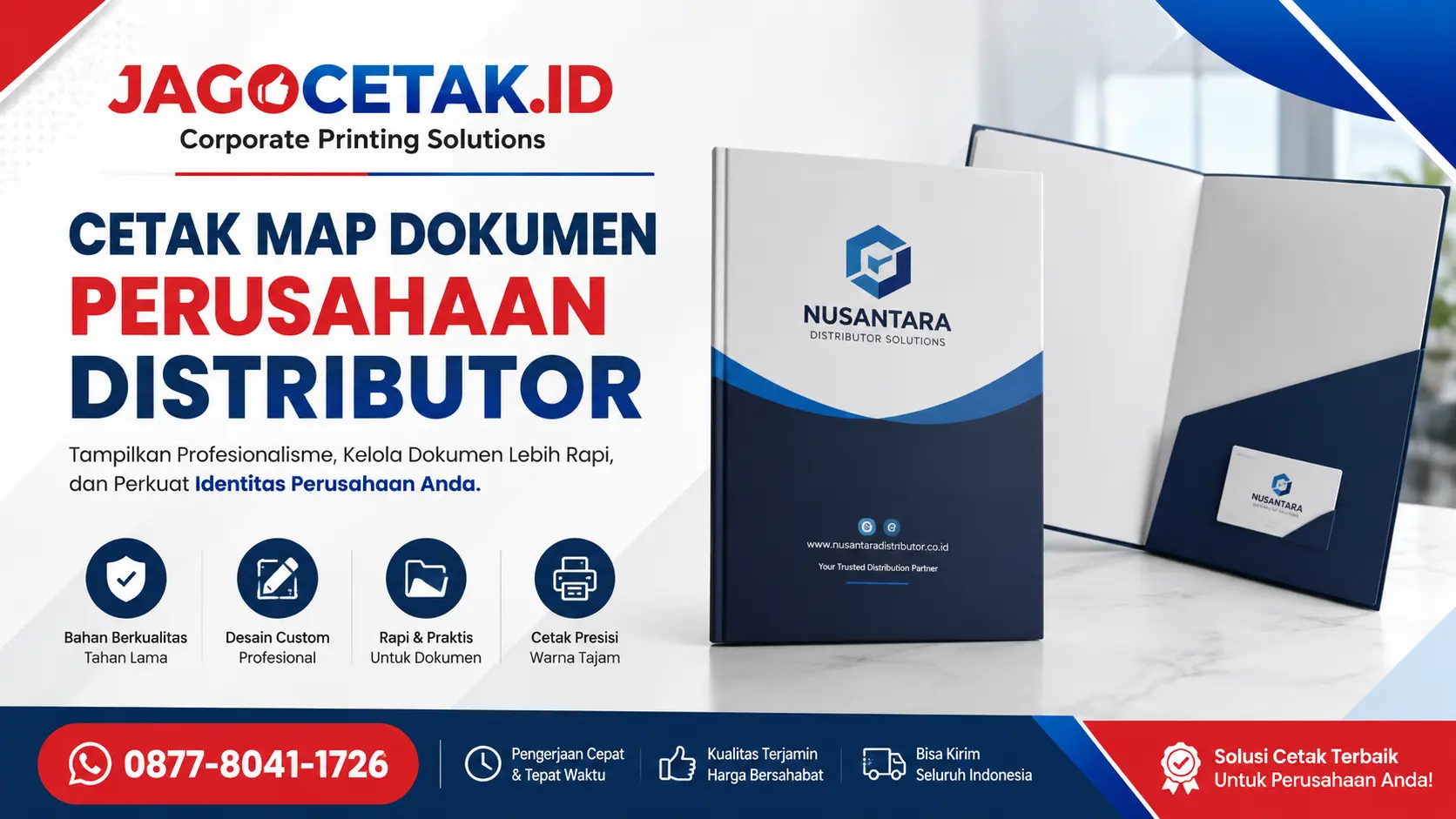 Cetak Map Dokumen Perusahaan Distributor untuk Administrasi yang Lebih Profesional