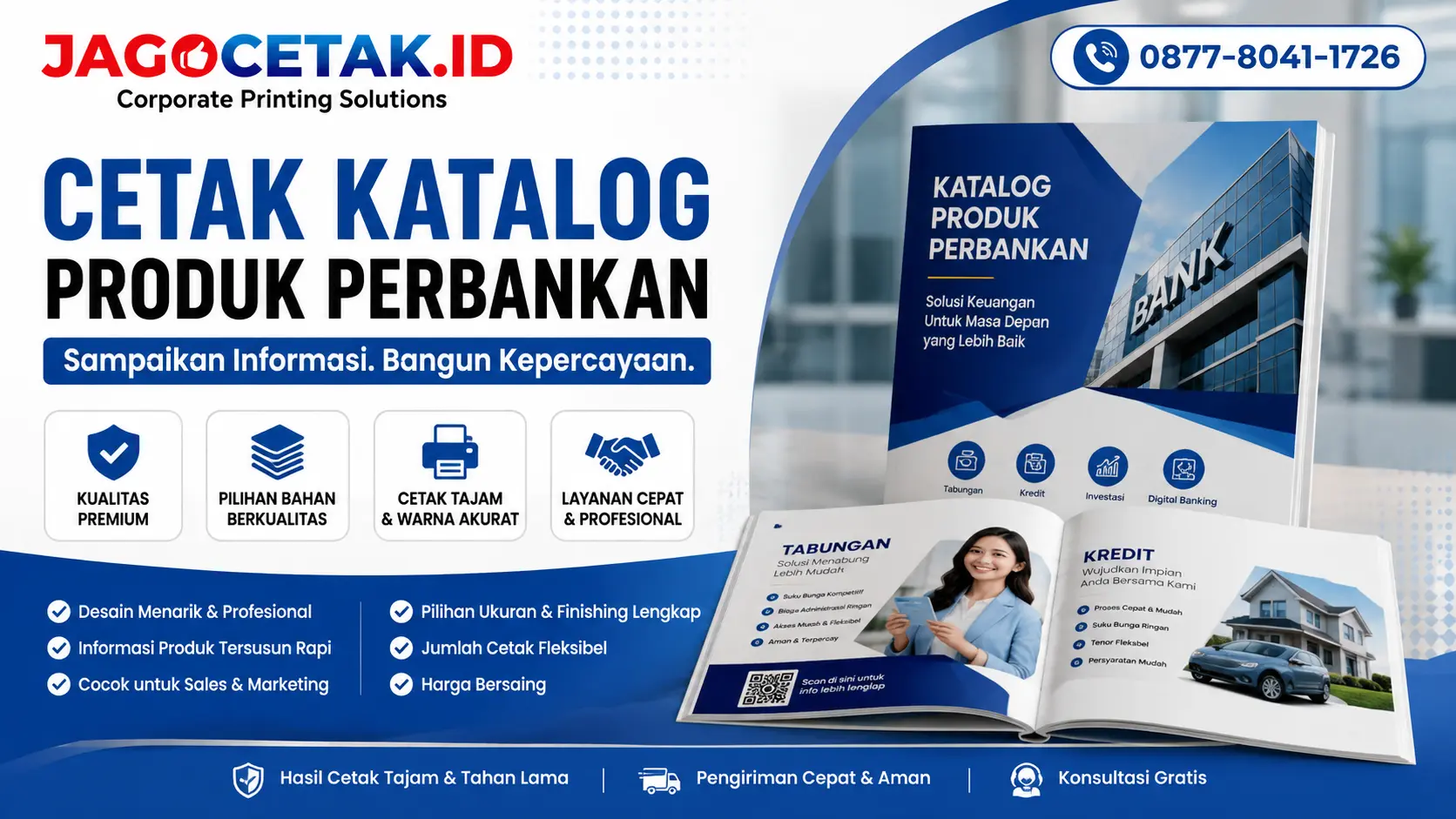 Cetak Katalog Produk Perbankan untuk Campaign Marketing Bank