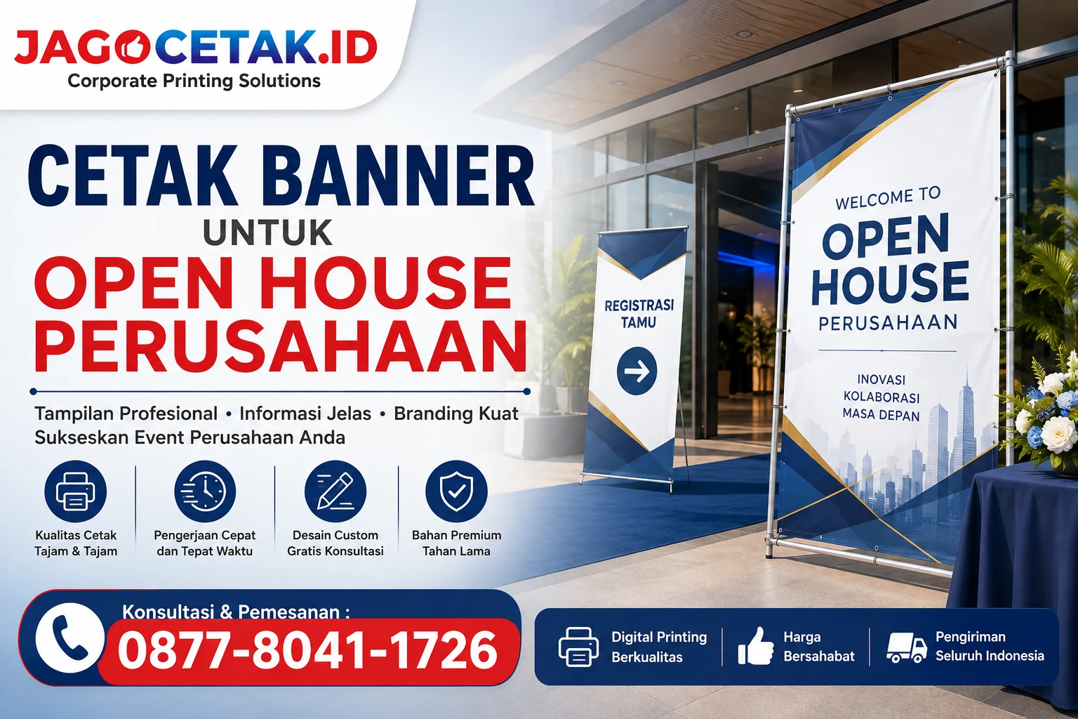 Cetak Banner untuk Open House Perusahaan: Panduan untuk Event Organizer