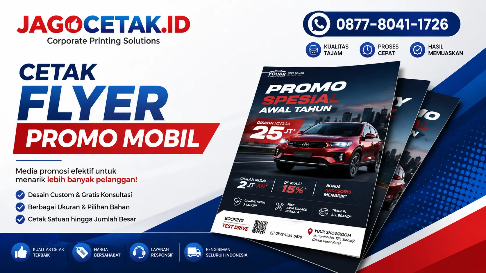 Cetak Flyer Promo Mobil untuk Mendukung Promosi Dealer