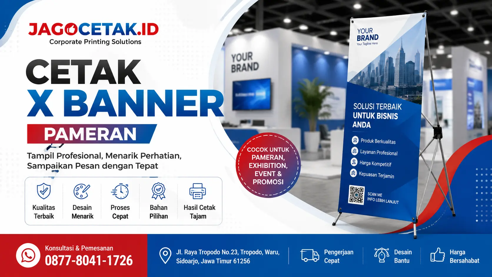 Cetak X Banner Pameran: Strategi Branding dan Ukuran yang Tepat untuk Event