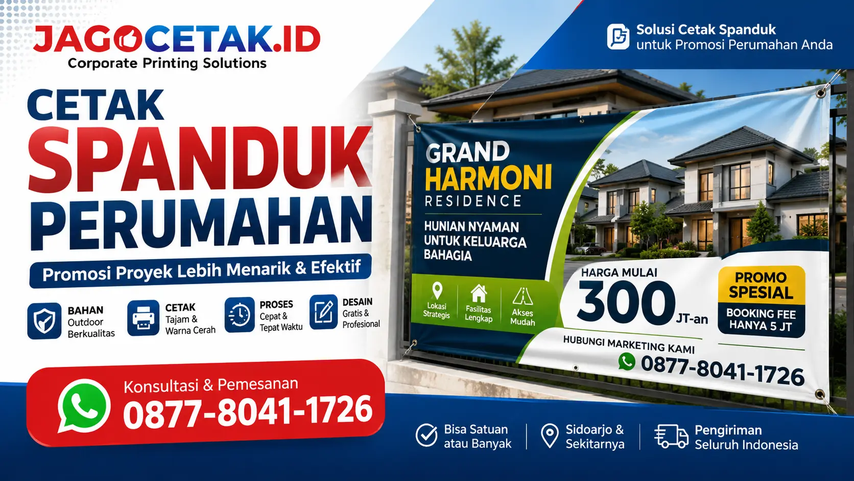 Cetak Spanduk Perumahan untuk Memperkuat Promosi Properti