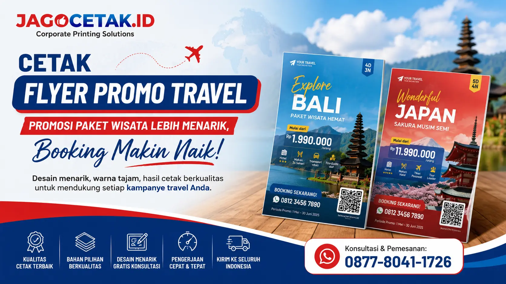 Cetak Flyer Promo Travel untuk Meningkatkan Promosi Paket Wisata