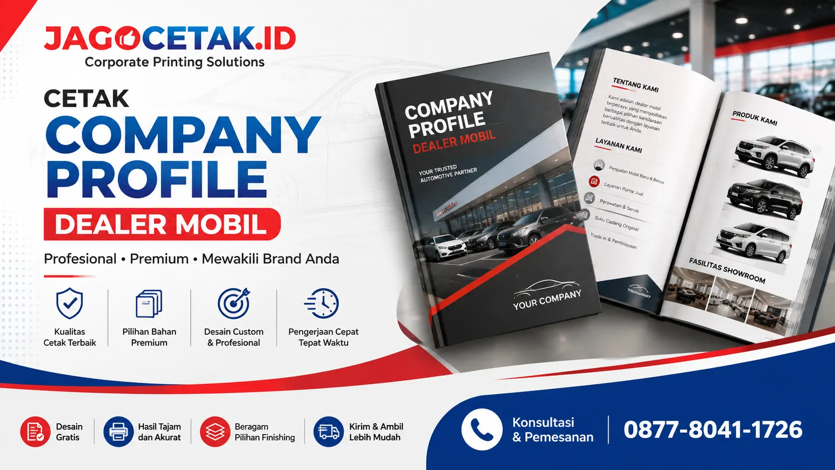 Cetak Company Profile Dealer Mobil Profesional untuk Memperkuat Kredibilitas Bisnis