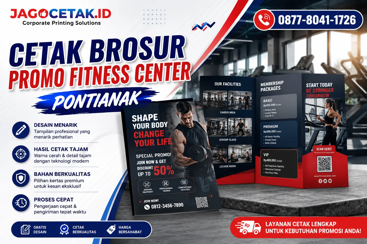 Mengapa Cetak Brosur Promo Fitness Center Pontianak Masih Efektif untuk Menarik Member Baru?