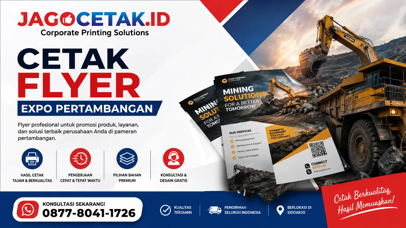 Cetak Flyer Expo Pertambangan: Cara Menarik Perhatian Calon Buyer di Pameran