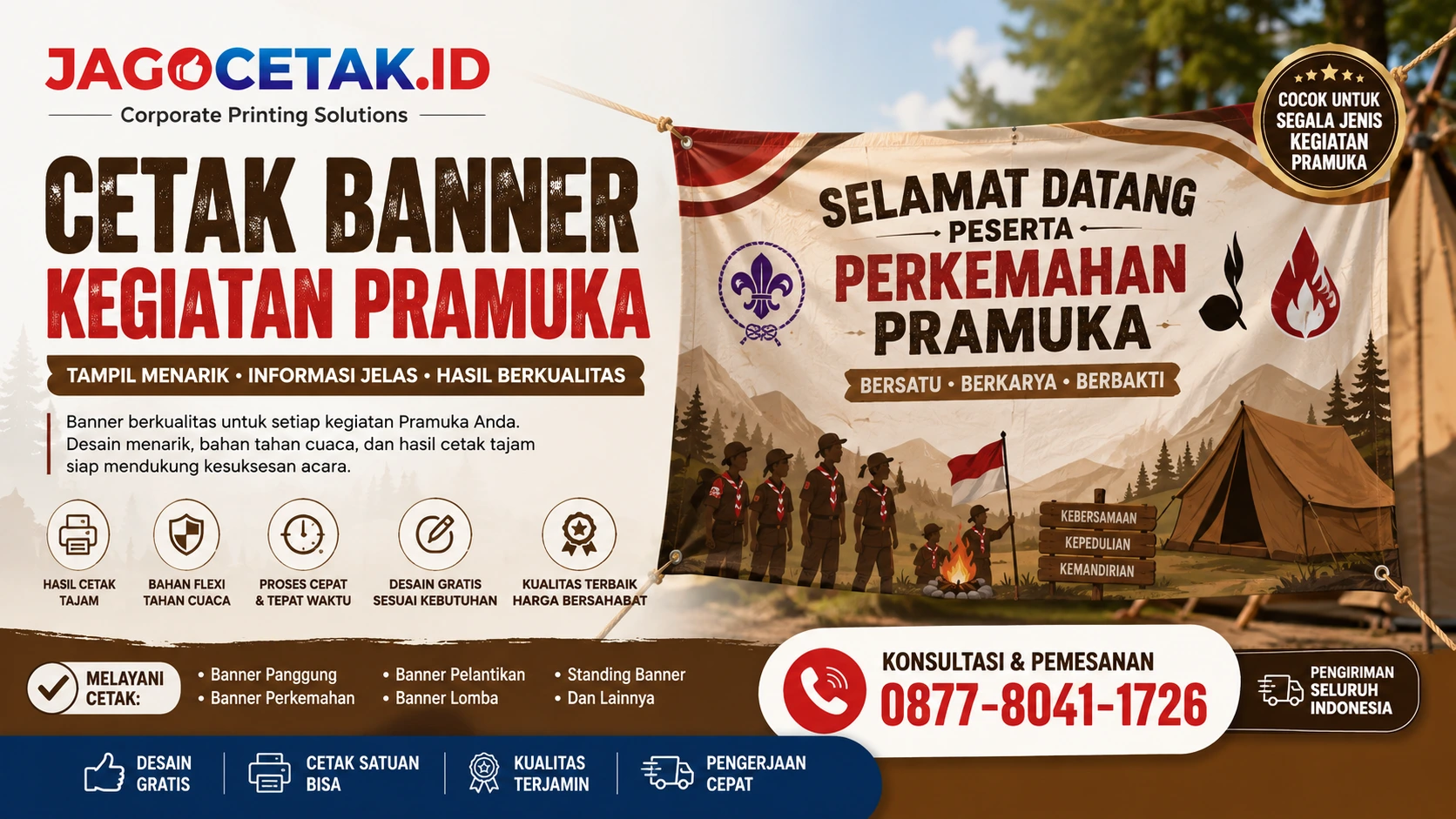 Cetak Banner Kegiatan Pramuka untuk Meningkatkan Identitas dan Kesuksesan Acara