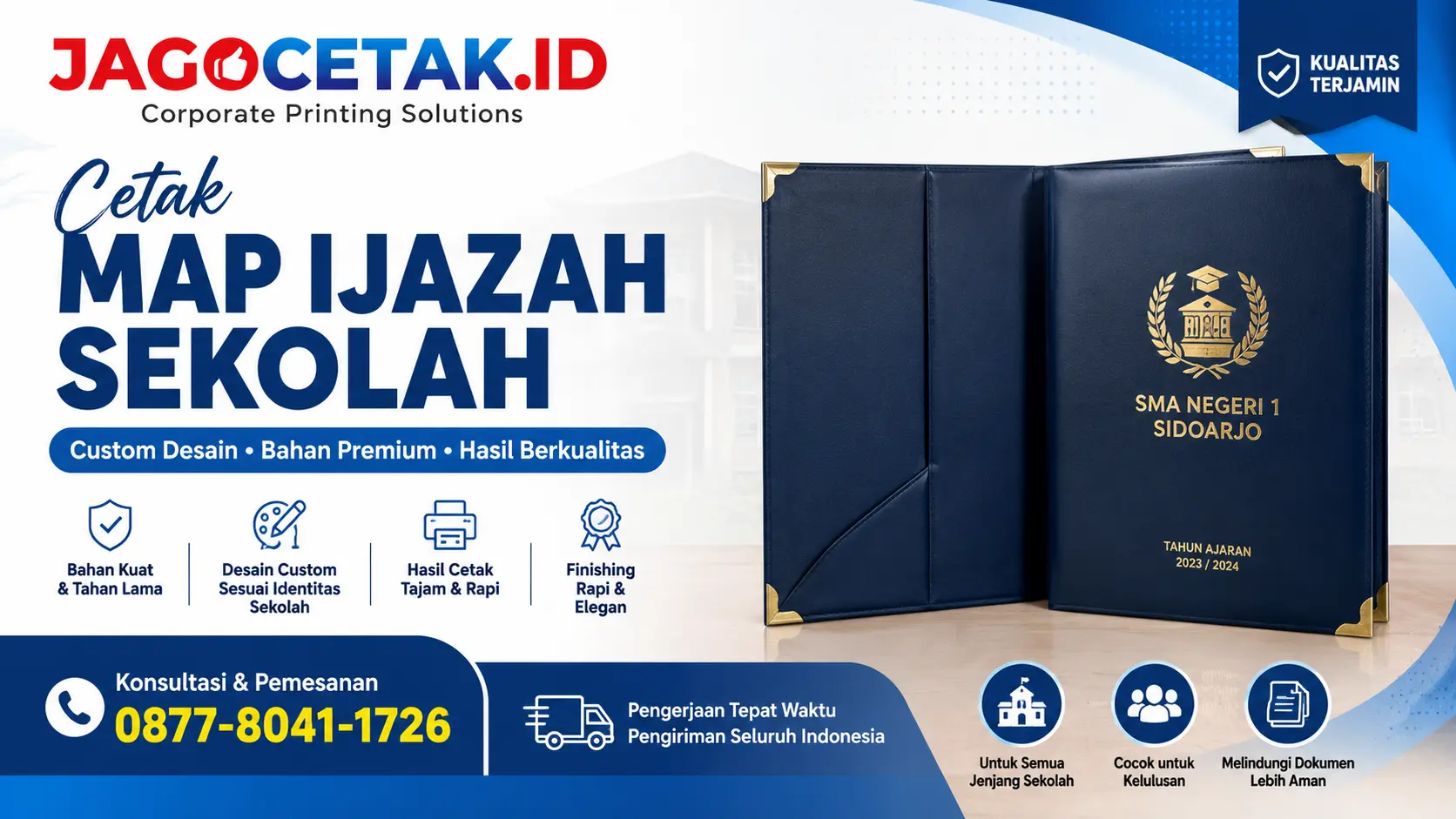 Cetak Map Ijazah Sekolah: Penting untuk Administrasi dan Identitas Kelulusan