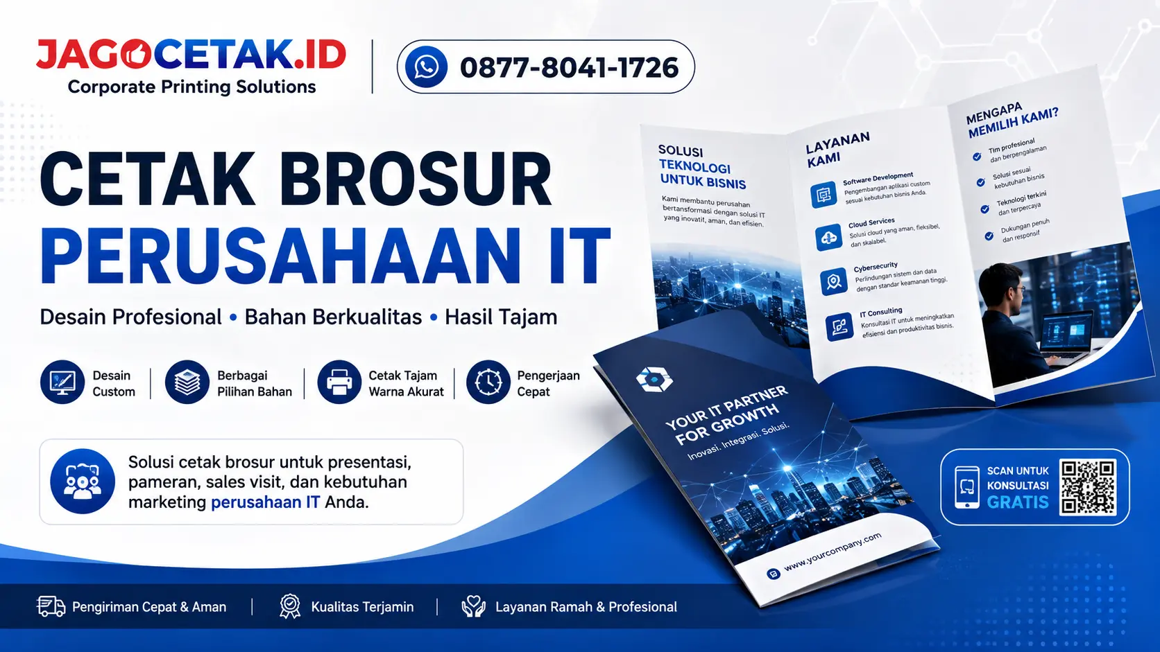 Cetak Brosur Perusahaan IT: Penting untuk Marketing dan Desain Profesional