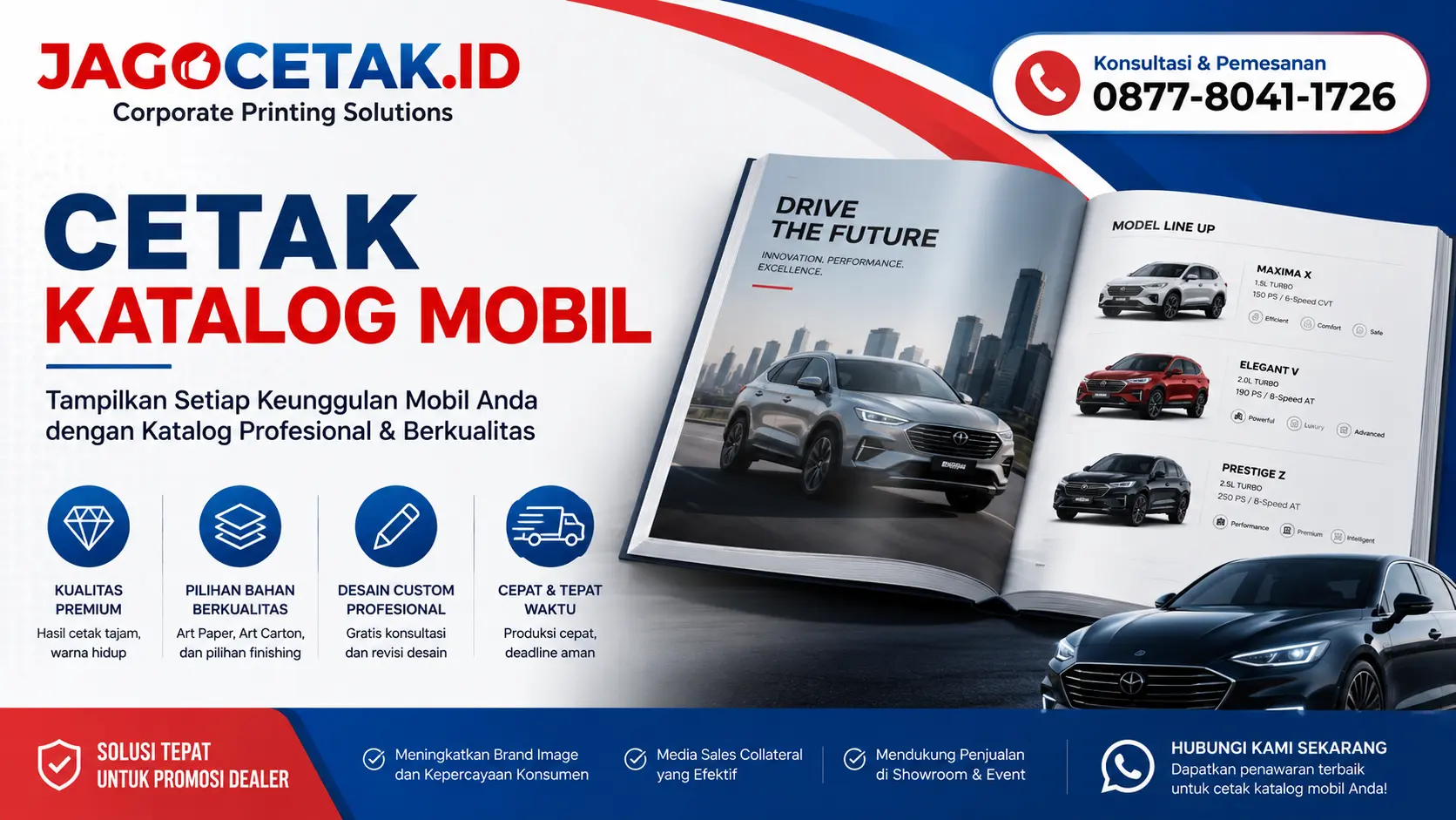 Cetak Katalog Mobil untuk Mendukung Strategi Marketing Dealer Mobil