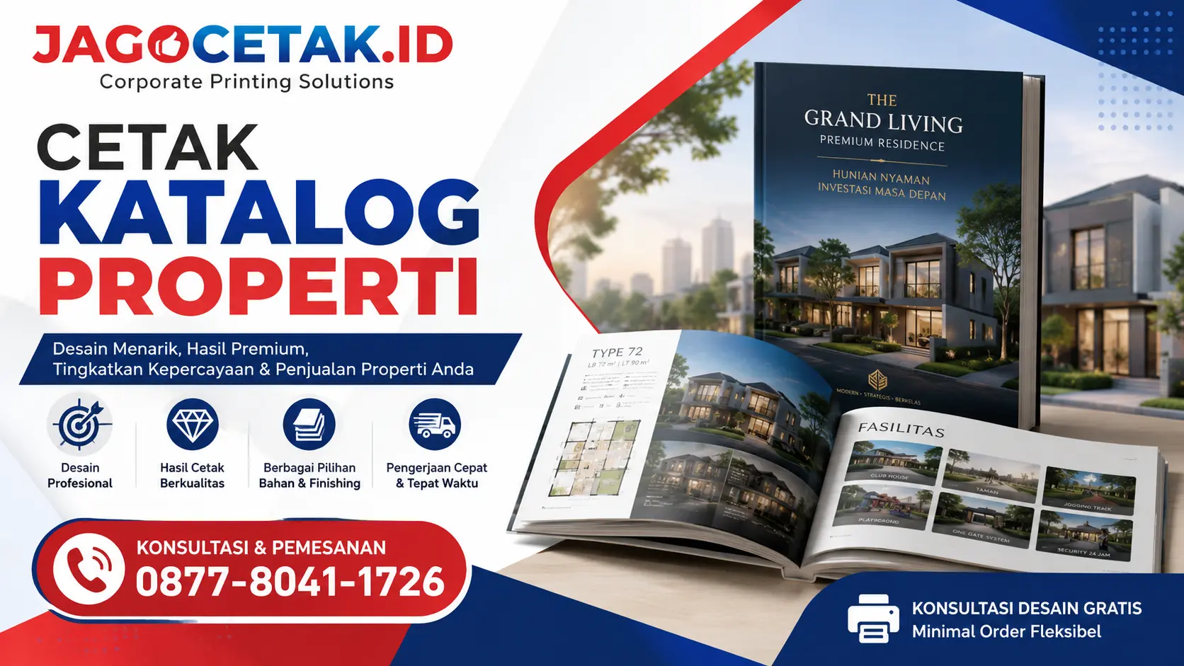 Cetak Katalog Properti untuk Memperkuat Strategi Marketing Developer