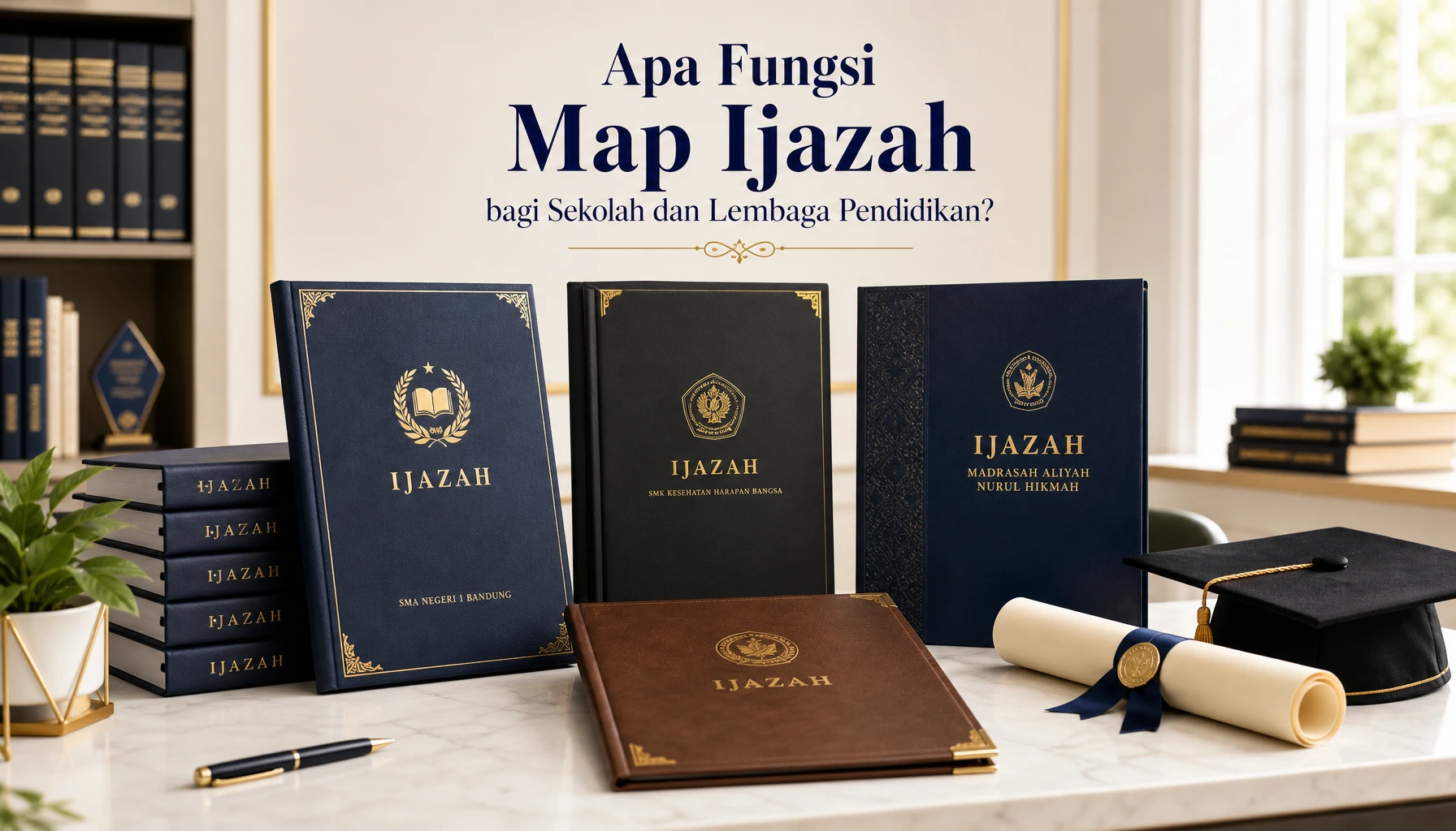 Map Ijazah sebagai Identitas Profesional Sekolah dan Perlindungan Dokumen Penting