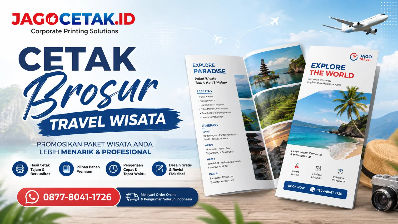 Cetak Brosur Travel Wisata Surabaya: Media Promosi yang Menarik dan Menjual