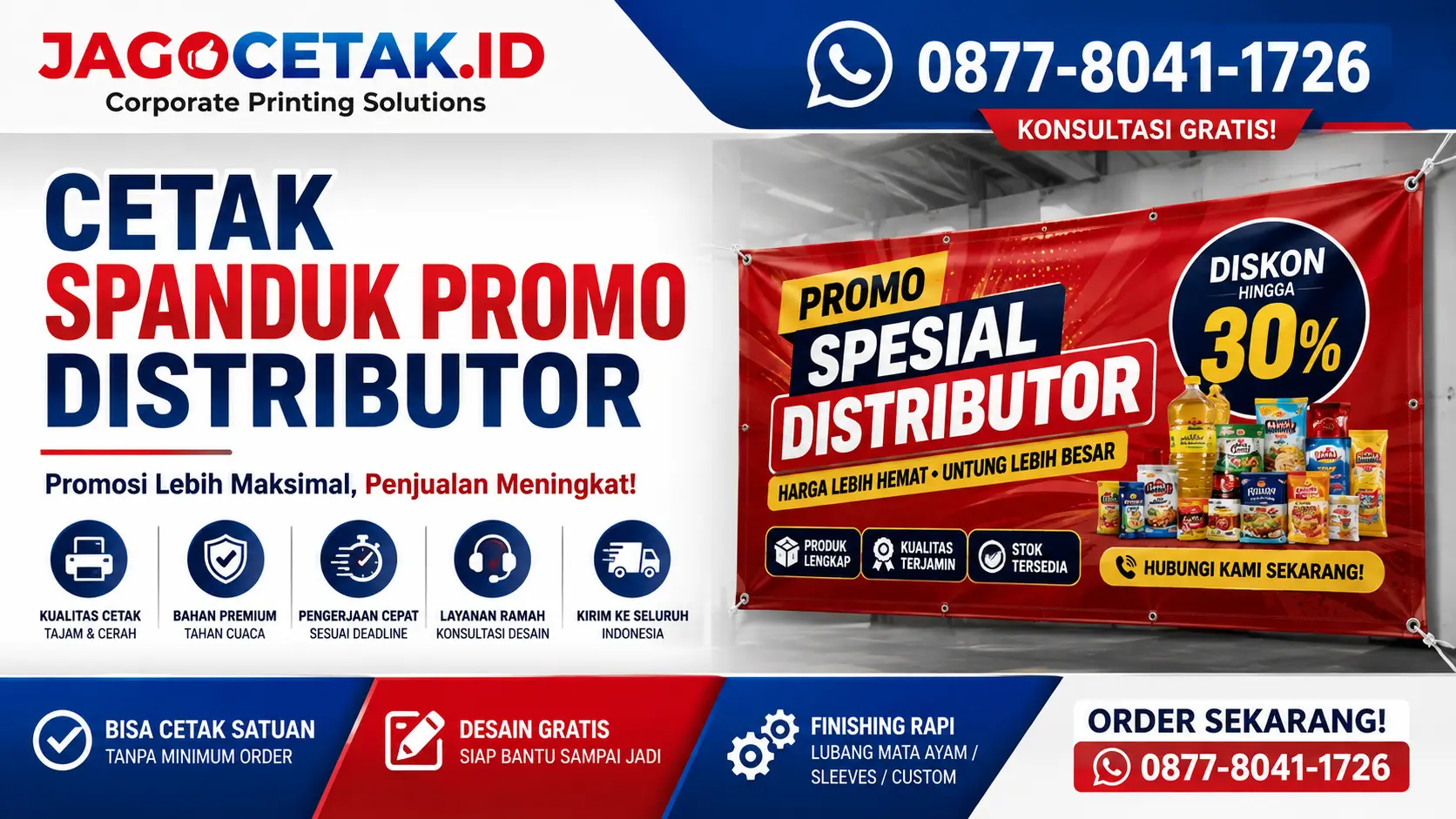 Cetak Spanduk Promo Distributor untuk Campaign Marketing yang Lebih Efektif