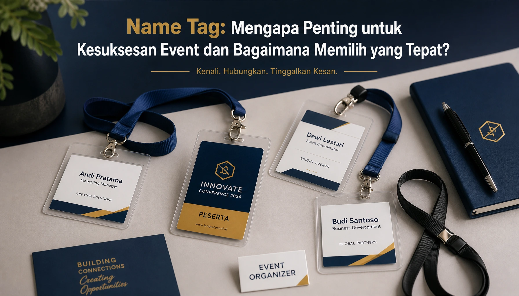 Name Tag: Mengapa Penting untuk Kesuksesan Event dan Bagaimana Memilih yang Tepat?